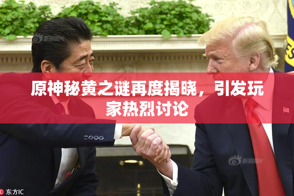 原神秘黄之谜再度揭晓，引发玩家热烈讨论