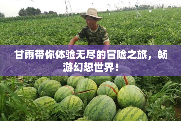 甘雨带你体验无尽的冒险之旅，畅游幻想世界！