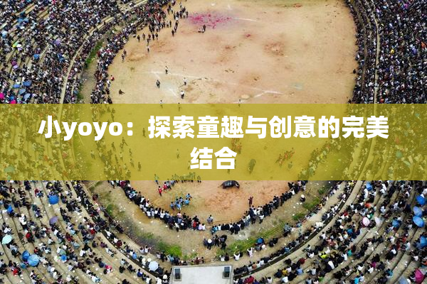小yoyo：探索童趣与创意的完美结合