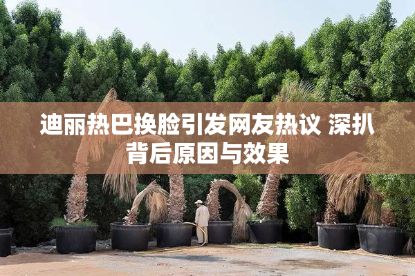 迪丽热巴换脸引发网友热议 深扒背后原因与效果