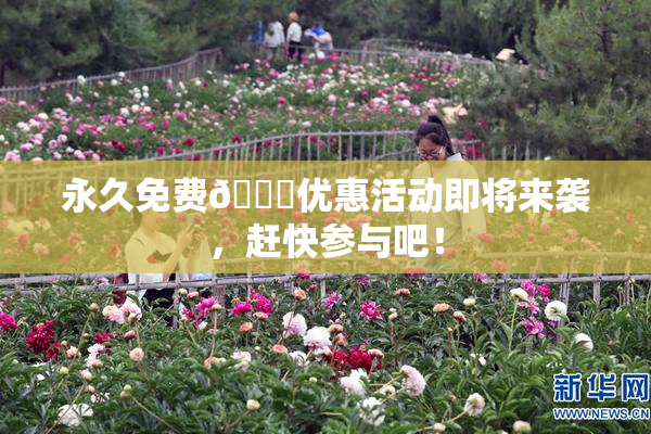 永久免费🔞优惠活动即将来袭，赶快参与吧！