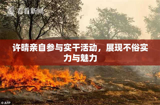 许晴亲自参与实干活动，展现不俗实力与魅力