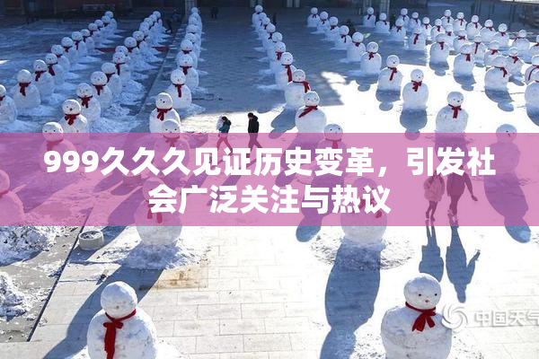 999久久久见证历史变革，引发社会广泛关注与热议
