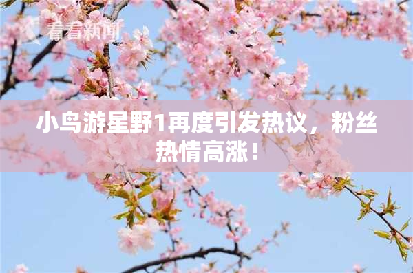 小鸟游星野1再度引发热议，粉丝热情高涨！