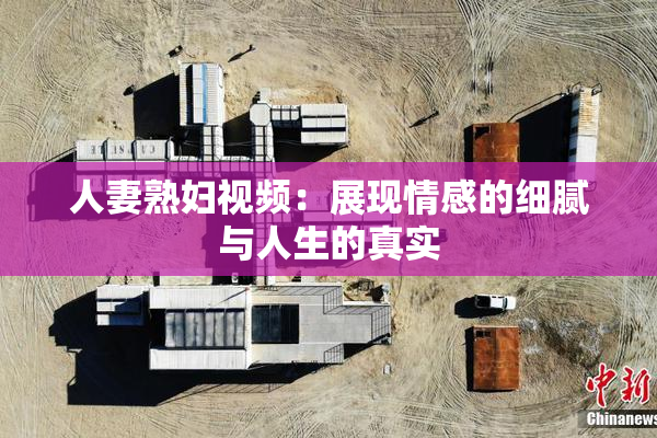 人妻熟妇视频：展现情感的细腻与人生的真实