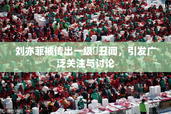 刘亦菲被传出一级婬丑闻，引发广泛关注与讨论