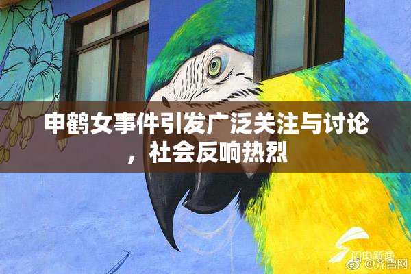 申鹤女事件引发广泛关注与讨论，社会反响热烈