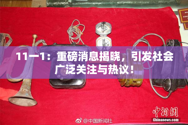 11一1：重磅消息揭晓，引发社会广泛关注与热议！