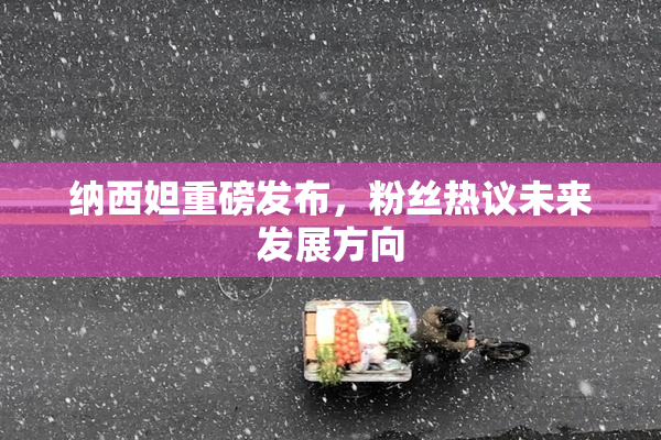 纳西妲重磅发布，粉丝热议未来发展方向