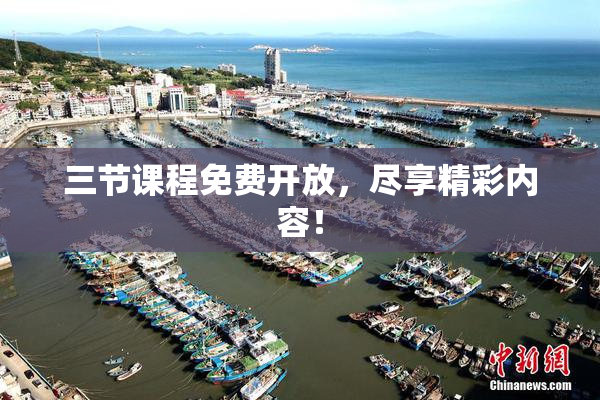三节课程免费开放，尽享精彩内容！