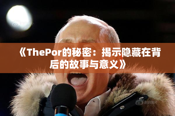 《ThePor的秘密：揭示隐藏在背后的故事与意义》