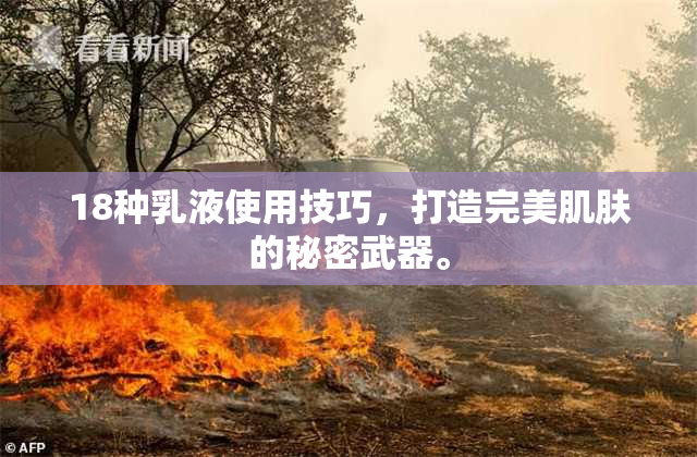 18种乳液使用技巧，打造完美肌肤的秘密武器。