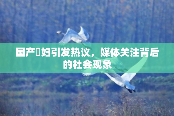 国产婬妇引发热议，媒体关注背后的社会现象
