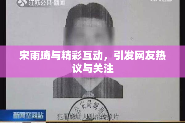 宋雨琦与精彩互动，引发网友热议与关注