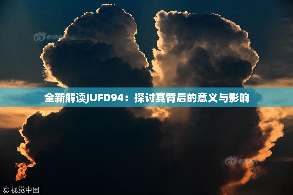 全新解读JUFD94：探讨其背后的意义与影响