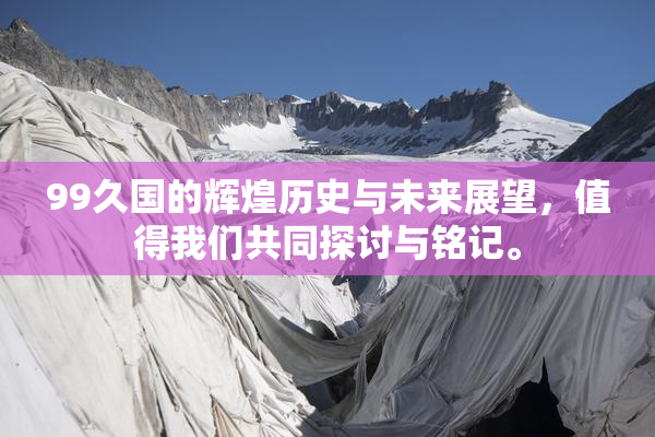 99久国的辉煌历史与未来展望，值得我们共同探讨与铭记。
