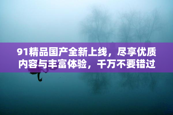 91精品国产全新上线，尽享优质内容与丰富体验，千万不要错过！