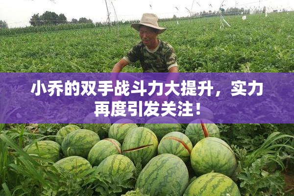 小乔的双手战斗力大提升，实力再度引发关注！