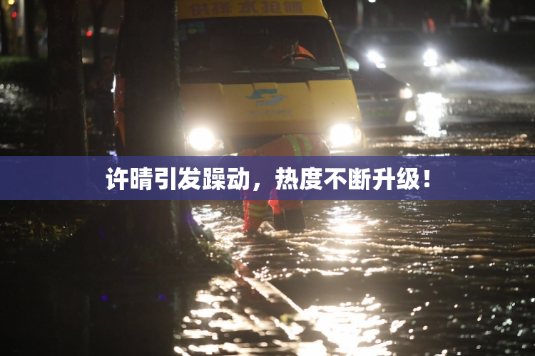 许晴引发躁动，热度不断升级！