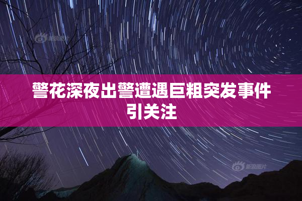 警花深夜出警遭遇巨粗突发事件引关注
