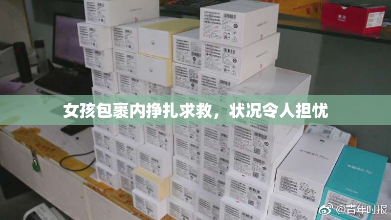 女孩包裹内挣扎求救，状况令人担忧