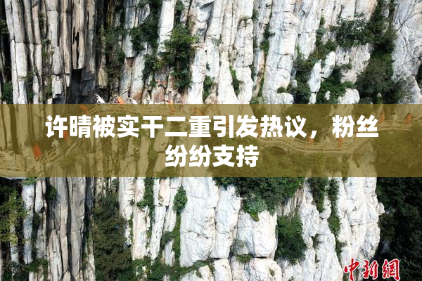 许晴被实干二重引发热议，粉丝纷纷支持