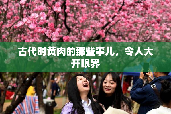 古代时黄肉的那些事儿，令人大开眼界
