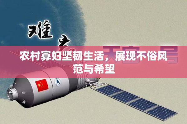 农村寡妇坚韧生活，展现不俗风范与希望