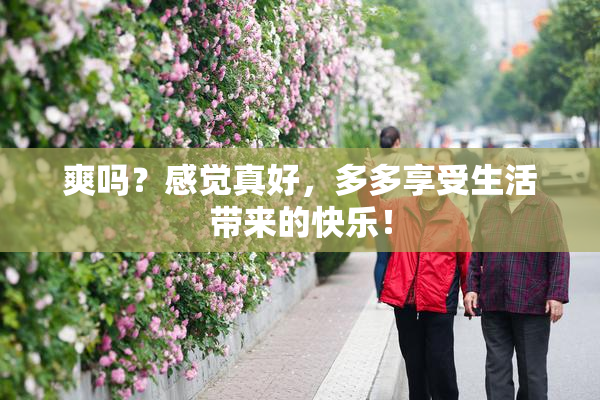 爽吗？感觉真好，多多享受生活带来的快乐！