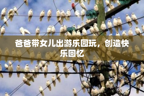 爸爸带女儿出游乐园玩，创造快乐回忆