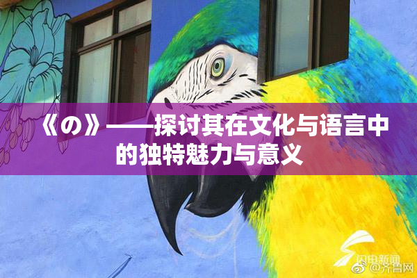 《の》——探讨其在文化与语言中的独特魅力与意义