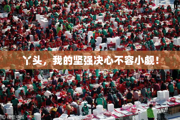 丫头，我的坚强决心不容小觑！
