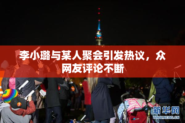 李小璐与某人聚会引发热议，众网友评论不断