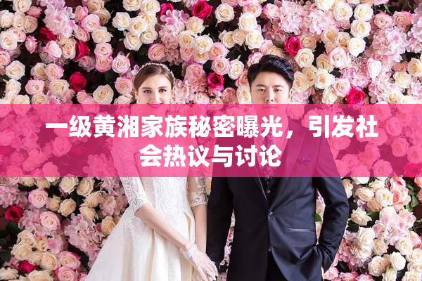 一级黄湘家族秘密曝光，引发社会热议与讨论