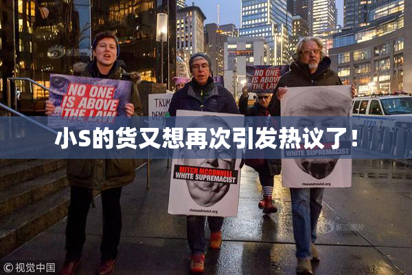 小S的货又想再次引发热议了！