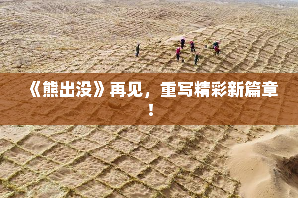 《熊出没》再见，重写精彩新篇章！