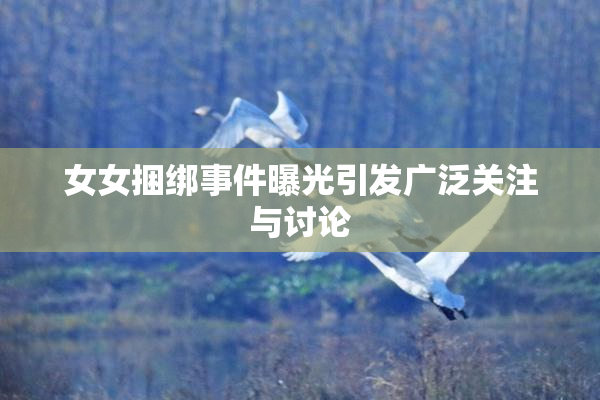 女女捆绑事件曝光引发广泛关注与讨论