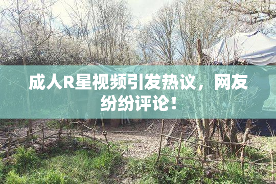 成人R星视频引发热议，网友纷纷评论！