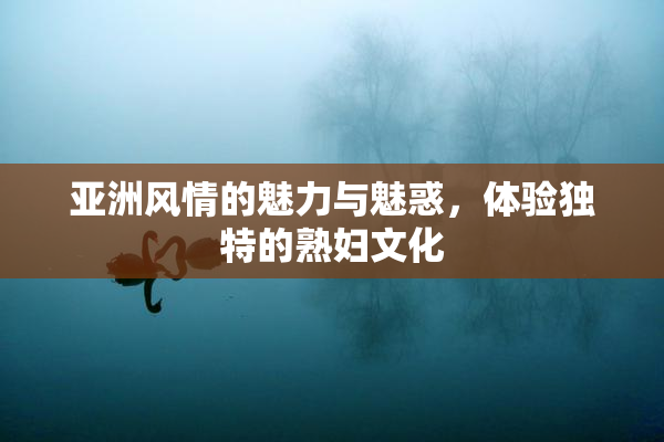 亚洲风情的魅力与魅惑，体验独特的熟妇文化