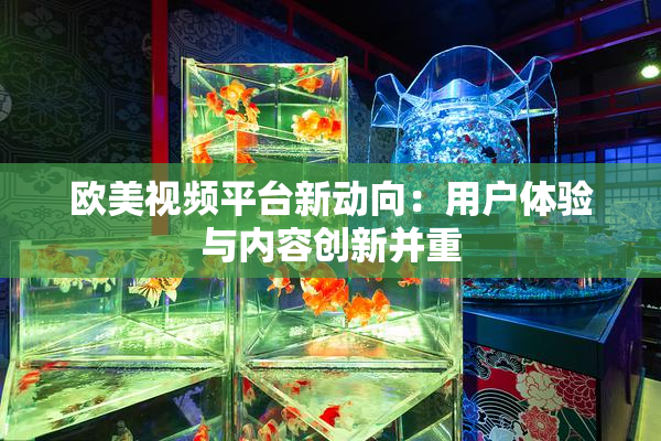 欧美视频平台新动向：用户体验与内容创新并重