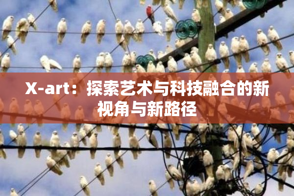 X-art：探索艺术与科技融合的新视角与新路径