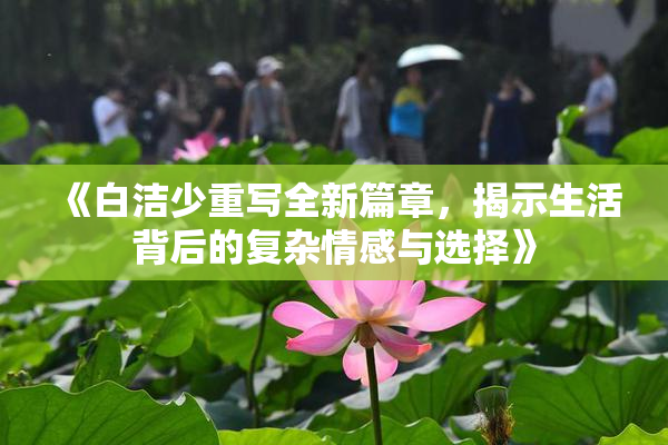 《白洁少重写全新篇章，揭示生活背后的复杂情感与选择》
