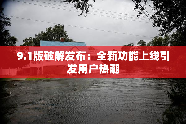 9.1版破解发布：全新功能上线引发用户热潮