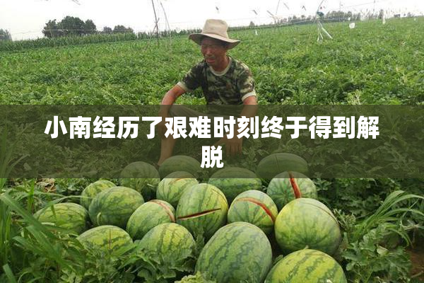 小南经历了艰难时刻终于得到解脱