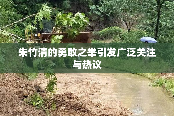 朱竹清的勇敢之举引发广泛关注与热议