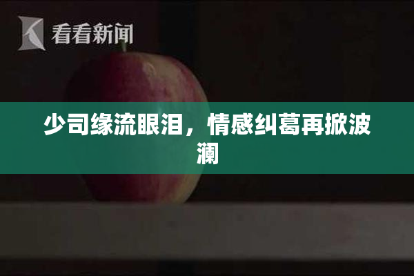 少司缘流眼泪，情感纠葛再掀波澜