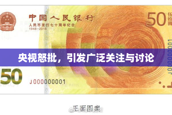 央视怒批，引发广泛关注与讨论