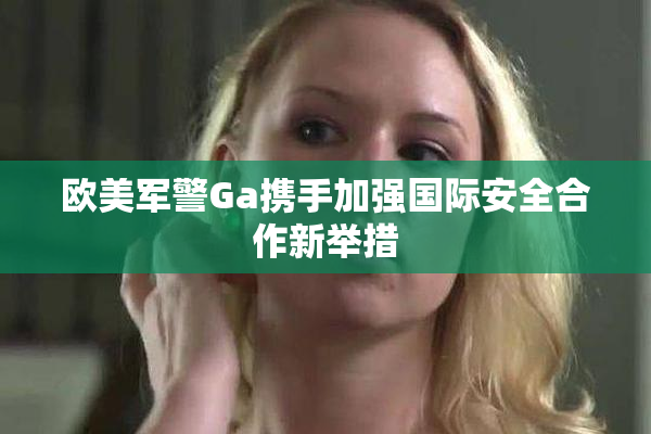 欧美军警Ga携手加强国际安全合作新举措