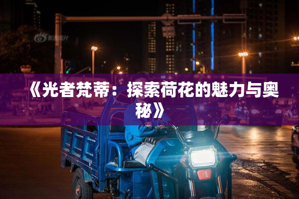 《光者梵蒂：探索荷花的魅力与奥秘》