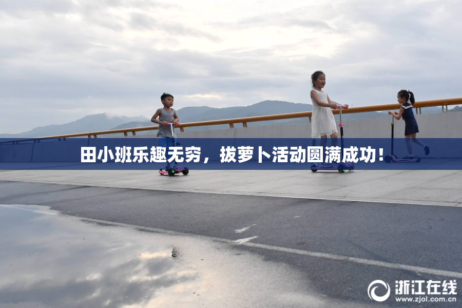 田小班乐趣无穷，拔萝卜活动圆满成功！